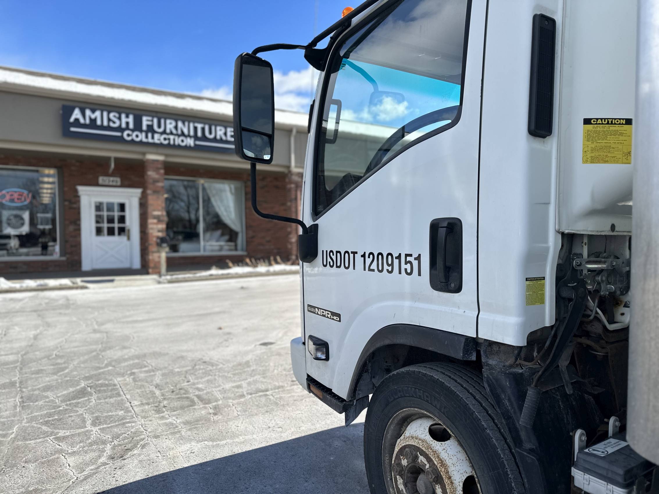 Amish Furniture Truck