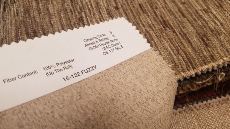 What Do The Codes On The Back Of Fabric Samples Mean?